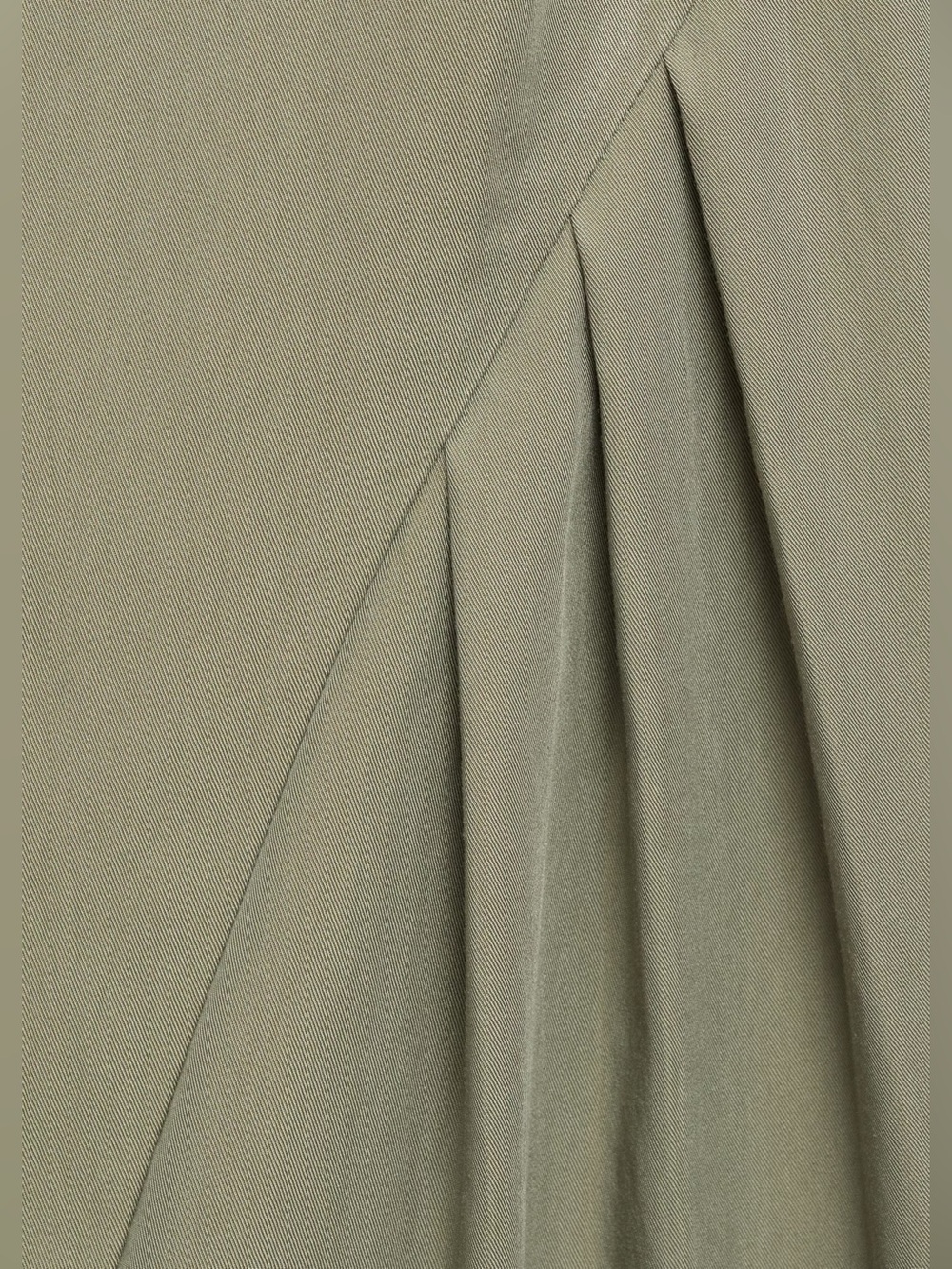Mango Olive boat neck dress with pleats NWT - Picture 5 of 6